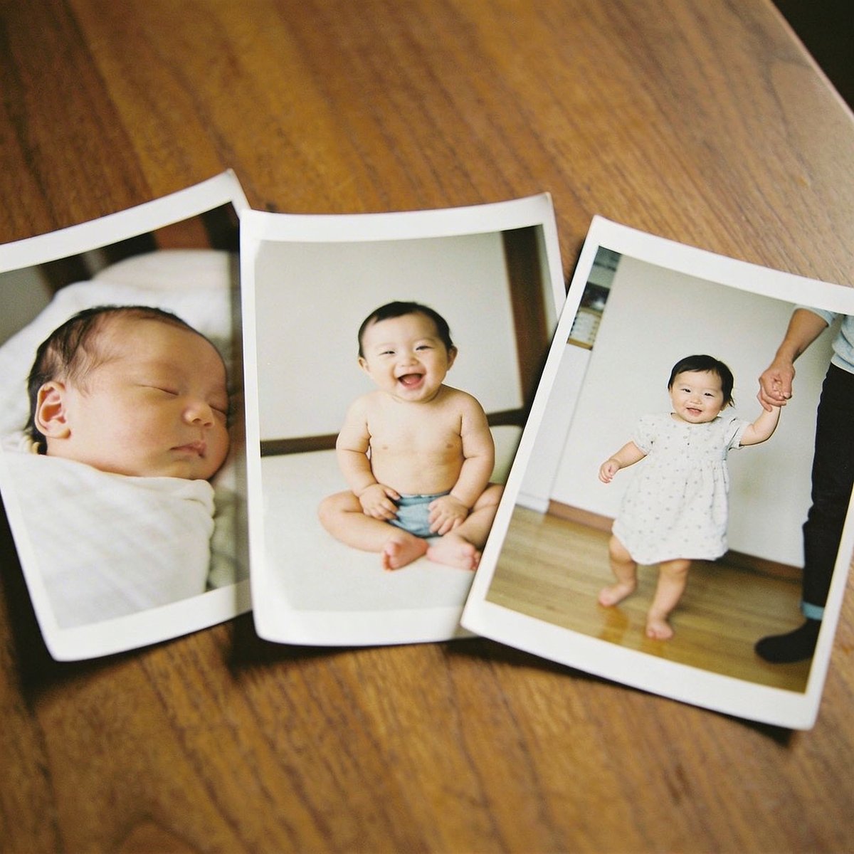 Infografia comparativa das diferentes idades para uma sessão fotográfica bebé